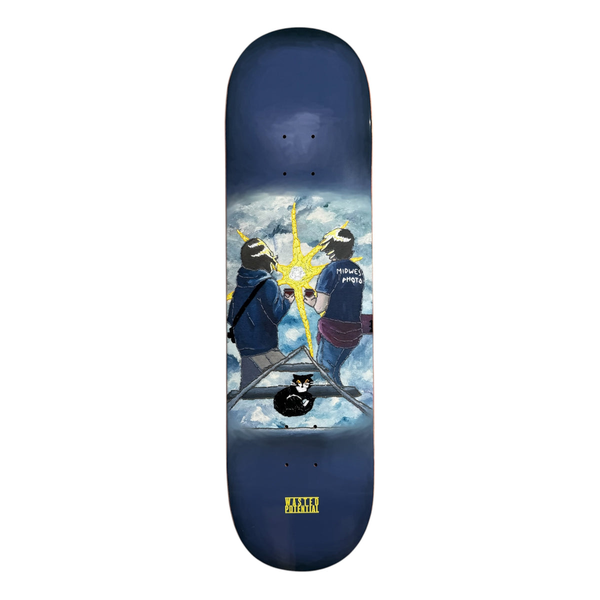 "Silver Drive" Deck - Wasted Potential Skateboards