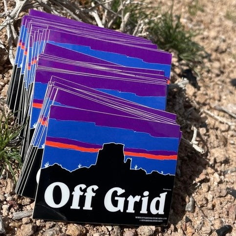 Off Grid - Sticker