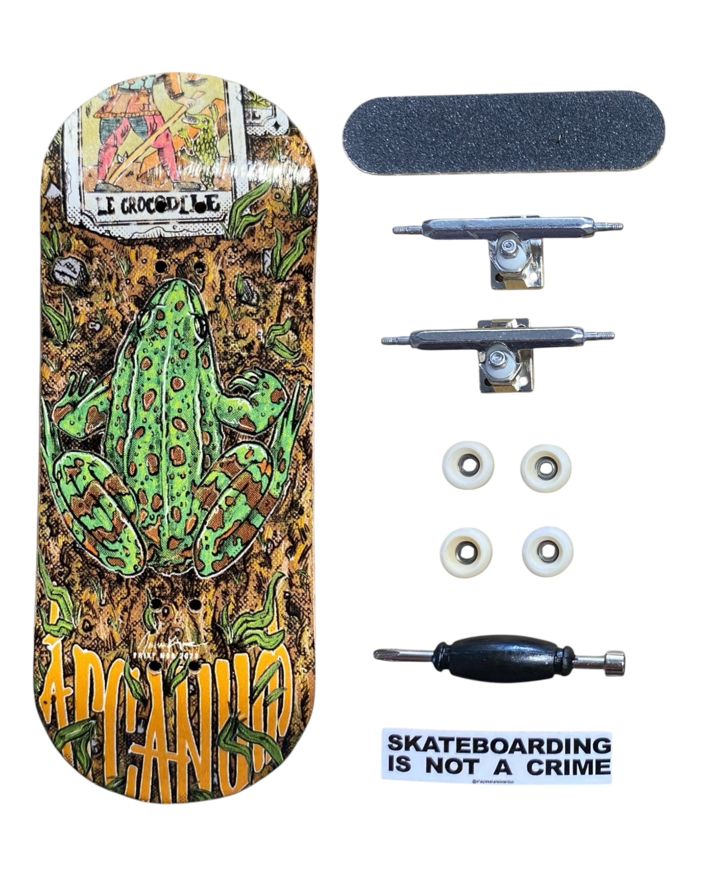 Arcanum "Le Crocodile" Fingerboard Complete - 36mm