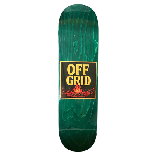 Off Grid - Campfire Skateboard Deck