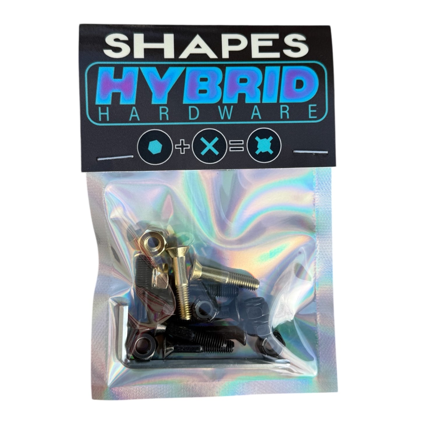SHAPES 1” Hybrid Hardware - Black & Gold